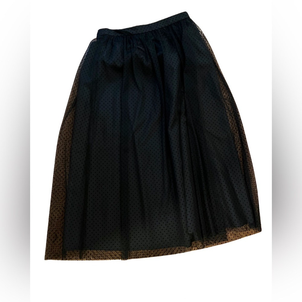 JCrew Black Tulle Skirt